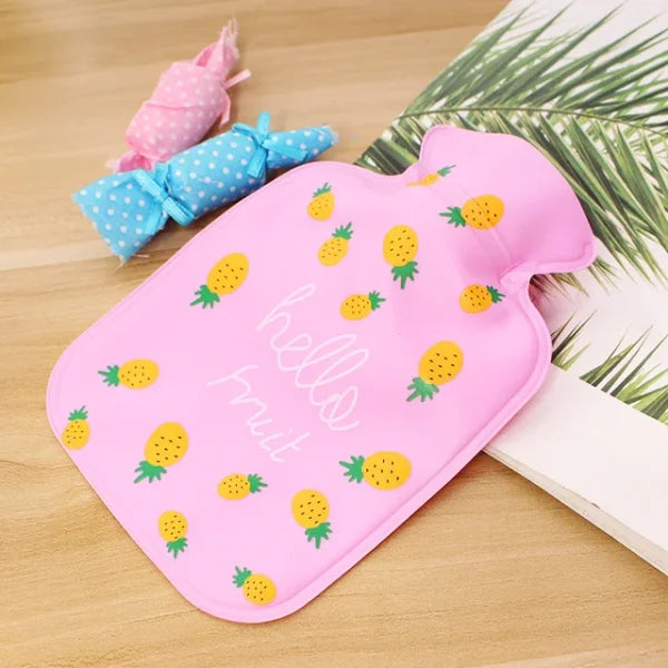 mini hot water bottle random designs