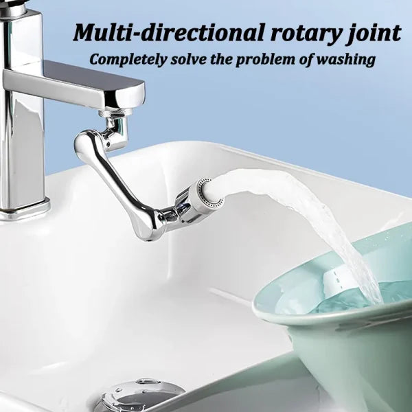 Rotational faucet tap