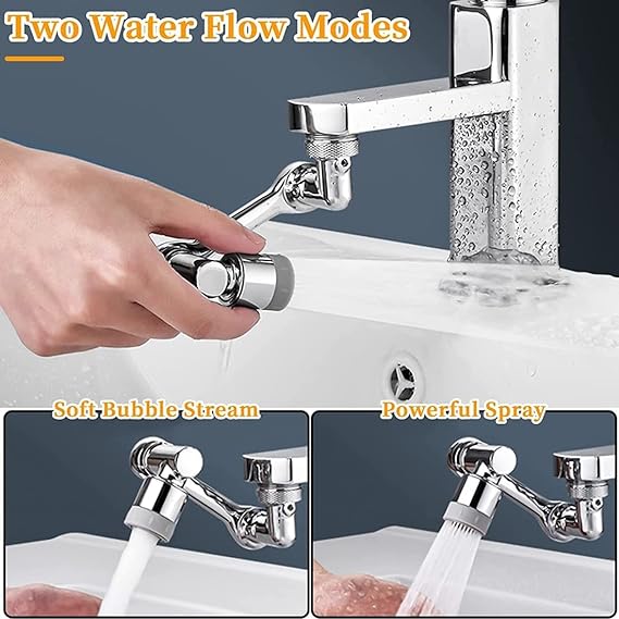 Rotational faucet tap