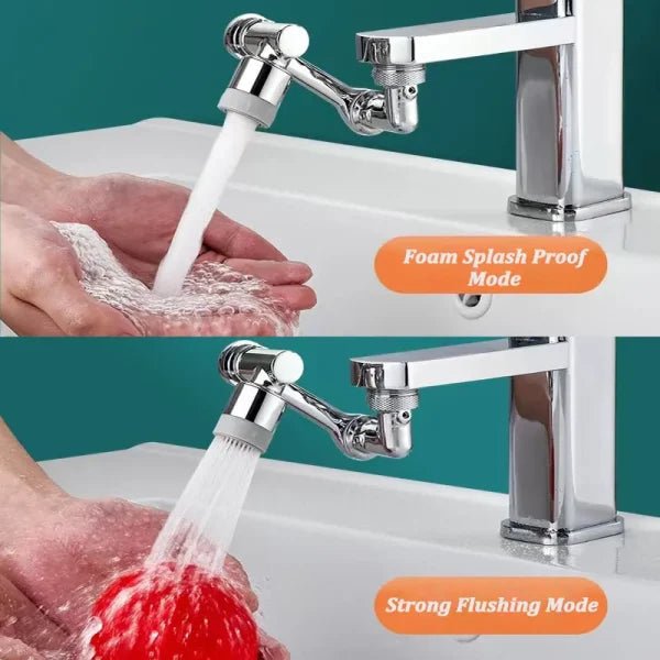 Rotational faucet tap